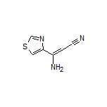 3-Amino-3-(4-thiazolyl)acrylonitrile