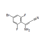 3-Amino-3-(4-bromo-2,6-difluorophenyl)acrylonitrile