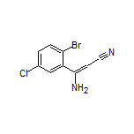 3-Amino-3-(2-bromo-5-chlorophenyl)acrylonitrile