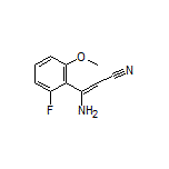 3-Amino-3-(2-fluoro-6-methoxyphenyl)acrylonitrile