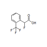 2-Fluoro-2-[2-(trifluoromethyl)phenyl]acetic Acid