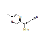 3-Amino-3-(5-methylpyrazin-2-yl)acrylonitrile