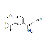 3-Amino-3-[4-methoxy-3-(trifluoromethyl)phenyl]acrylonitrile