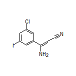 3-Amino-3-(3-chloro-5-iodophenyl)acrylonitrile