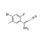 3-Amino-3-(4-bromo-2-fluoro-5-methylphenyl)acrylonitrile