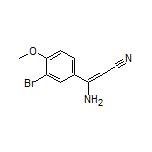 3-Amino-3-(3-bromo-4-methoxyphenyl)acrylonitrile