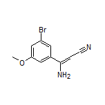 3-Amino-3-(3-bromo-5-methoxyphenyl)acrylonitrile