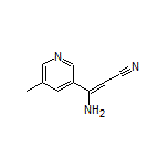 3-Amino-3-(5-methylpyridin-3-yl)acrylonitrile