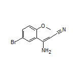 3-Amino-3-(5-bromo-2-methoxyphenyl)acrylonitrile