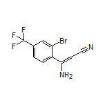 3-Amino-3-[2-bromo-4-(trifluoromethyl)phenyl]acrylonitrile