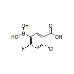 5-Borono-2-chloro-4-fluorobenzoic Acid