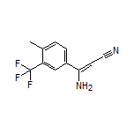 3-Amino-3-[4-methyl-3-(trifluoromethyl)phenyl]acrylonitrile