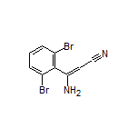 3-Amino-3-(2,6-dibromophenyl)acrylonitrile