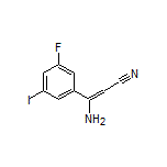 3-Amino-3-(3-fluoro-5-iodophenyl)acrylonitrile