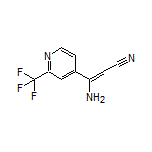 3-Amino-3-[2-(trifluoromethyl)-4-pyridyl]acrylonitrile