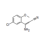 3-Amino-3-(5-chloro-2-methoxyphenyl)acrylonitrile