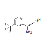 3-Amino-3-[3-methyl-5-(trifluoromethyl)phenyl]acrylonitrile