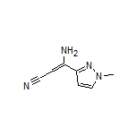 3-Amino-3-(1-methyl-3-pyrazolyl)acrylonitrile