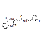 (R)-3-(2,5-Dioxo-2,3,4,5-tetrahydro-1H-benzo[e][1,4]diazepin-3-yl)-N-(3-fluorophenethyl)propanamide