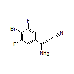 3-Amino-3-(4-bromo-3,5-difluorophenyl)acrylonitrile