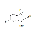 3-Amino-3-[5-bromo-2-(trifluoromethyl)phenyl]acrylonitrile