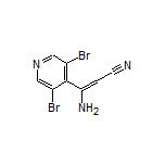 3-Amino-3-(3,5-dibromopyridin-4-yl)acrylonitrile