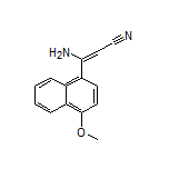 3-Amino-3-(4-methoxynaphthalen-1-yl)acrylonitrile