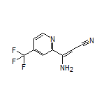 3-Amino-3-[4-(trifluoromethyl)-2-pyridyl]acrylonitrile