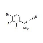 3-Amino-3-(4-bromo-2,3-difluorophenyl)acrylonitrile