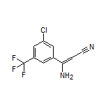 3-Amino-3-[3-chloro-5-(trifluoromethyl)phenyl]acrylonitrile