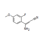 3-Amino-3-(2-fluoro-4-methoxyphenyl)acrylonitrile