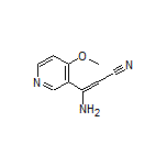 3-Amino-3-(4-methoxypyridin-3-yl)acrylonitrile