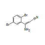 3-Amino-3-(2,5-dibromophenyl)acrylonitrile