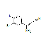 3-Amino-3-(3-bromo-4-iodophenyl)acrylonitrile