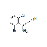 3-Amino-3-(2-bromo-6-chlorophenyl)acrylonitrile