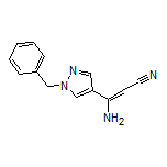 3-Amino-3-(1-benzyl-4-pyrazolyl)acrylonitrile