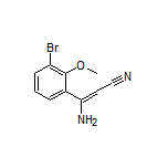 3-Amino-3-(3-bromo-2-methoxyphenyl)acrylonitrile