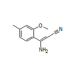 3-Amino-3-(2-methoxy-4-methylphenyl)acrylonitrile