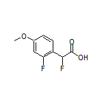 2-Fluoro-2-(2-fluoro-4-methoxyphenyl)acetic Acid