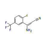 3-Amino-3-[2-iodo-5-(trifluoromethyl)phenyl]acrylonitrile