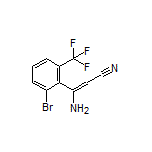 3-Amino-3-[2-bromo-6-(trifluoromethyl)phenyl]acrylonitrile