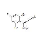 3-Amino-3-(2,6-dibromo-4-fluorophenyl)acrylonitrile