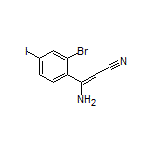 3-Amino-3-(2-bromo-4-iodophenyl)acrylonitrile