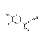 3-Amino-3-(4-bromo-3-iodophenyl)acrylonitrile