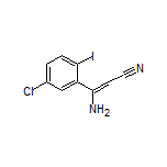 3-Amino-3-(5-chloro-2-iodophenyl)acrylonitrile