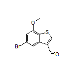 5-Bromo-7-methoxybenzothiophene-3-carbaldehyde