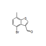 4-Bromo-7-methylbenzothiophene-3-carbaldehyde