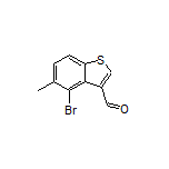 4-Bromo-5-methylbenzothiophene-3-carbaldehyde