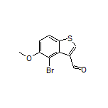 4-Bromo-5-methoxybenzothiophene-3-carbaldehyde