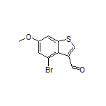 4-Bromo-6-methoxybenzothiophene-3-carbaldehyde